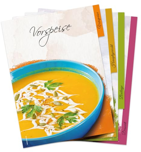 PRICARO Ordner-Register Delicious, A4, 4 teilig