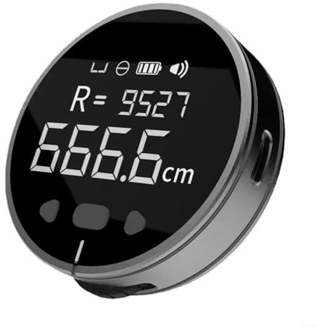 HEIBTENY 1 mètre ruban électronique, numérique, rechargeable, petit mètre enroulable intelligent longue distance, 99 m de longueur
