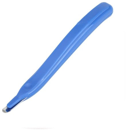 1Stück Blau, Professioneller magnetischer Heftklammerentferner, gummierter Heftklammerentferner, Heftklammerentfernungswerkzeug für Schule, Büro und Zuhause