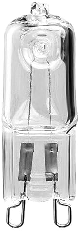 LIGHBIB Luz De Horno G9, Lámpara De Bombilla Halógena Resistente A Altas Temperaturas De 120V/230V Para Refrigeradores, Ventiladores De Hornos,40W,1 PC