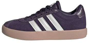 Adidas VL Court 3.0 Shoes Kids Chaussures Mixte Enfant, Aurora Plum Zero Metalic Pink Gum, 35.5 EU