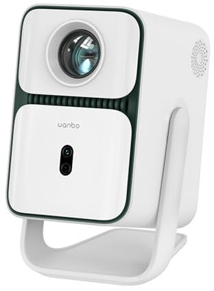 WANBO T2 Ultra 500 ANSI lumen Full HD (1920 x 1080P) videoproiettore Android TV Deep Bass con supporto integrato