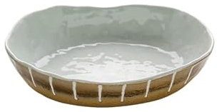 CWCQGH Ensaladera de cerámica Ovalada Retro, Plato para Sopa para el hogar, Plato para Verduras, ensaladera de Frutas, ensaladera Extra Grande,2 One Size