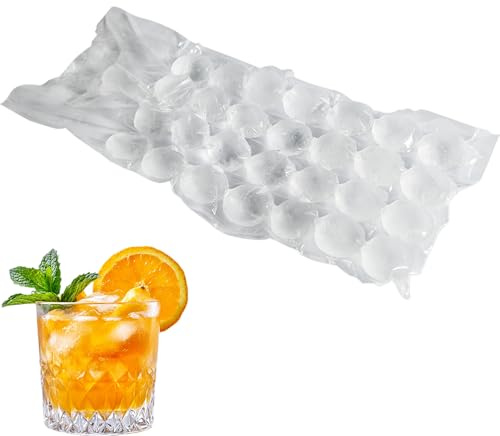Ram® - Confezione da 30 sacchetti per cubetti di ghiaccio per congelare 840 cubetti di ghiaccio in plastica per uso alimentare