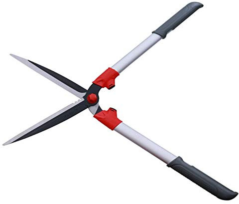 OLSKFUH Cisailles De Jardin Extensibles À Main Taille-Haie Manuel Ergonomique, Outil De Coupe D'Arbustes De Buis De Dérivation De Jardin, Ciseaux Tranchants avec Lame en Acier SK-5,