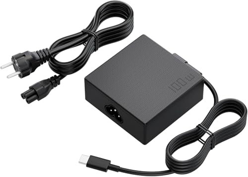 DINTYOU Cargador USB-C de 100W y 65W, Compatible con ASUS ROG Ally X Z1 Dock, Flow X13 Z13 GV301 GV302 GZ301, ZenBook/Vivobook S14 15 16X 14X S13, Zenbook 14 14X UX425QA, Cargador Tipo C