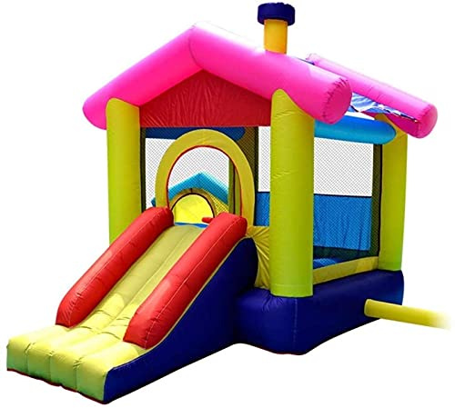 IXMLDAXD Castillo Inflable， Castillo Hinchable for el hogar, trampolín Inflable Grande for jardín, Castillo Hinchable, casa de Rebote