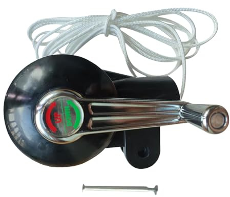 Sharplace Accessoires de Parasol de terrasse, manivelle de Rechange, Fixation Pratique avec Corde, abri Solaire de Loisirs, manivelle pour terrasse et Piscine