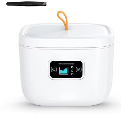 Uxsjakjsd Máquina de Limpieza Ultrasónica de Alta Frecuencia de 45000 Hz para Dentaduras Postizas, Limpiador Automático de Cristales de Reloj, Enchufe Europeo.