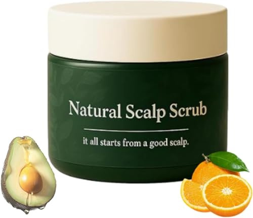 Lissima Natural Scalp Scrub, Deep Cleansing & Nourishing Exfoliating, Moisturizing & Comfortable, Gentle Formula for All Hair Types (1pcs)