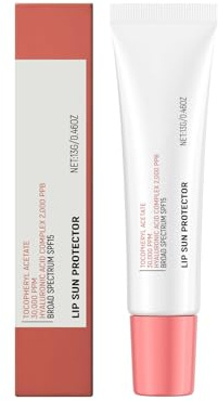 Tinted Glow SPF 15 Sunscreen Lip Balm, Hydrating with Hyaluronic Acid And Vitamin E, Suitable for Dry and Sensitive Lips