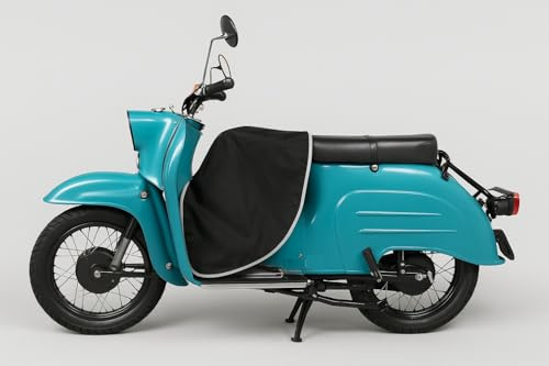 Beinschutz/Knieschutz für Simson SR50 SR80 & Schwalbe KR51/1 KR51/2 – wasserfest winddicht Thermo-Beindecke – Winterdecke für Moped & Roller