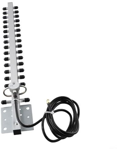 Outdoor Directional WiFi Antenna 25dBi High Performance Signal Booster for Wireless Network Band Aluminum Alloy Build