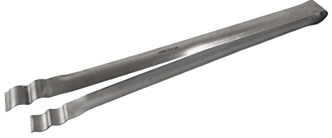 Unbekannt Lange Grillzange 60 cm Edelstahl rostfrei