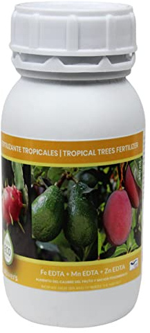 CULTIVERS Fertilizzante Tropicale Biologico 250 ml. Fertilizzante Liquido Organico al 100% con macronutrienti e micronutrienti. Maggiore resa e Maggiore pezzatura dei Frutti