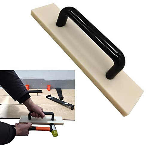 Tapping Block, Flooring Tools - Universal Flooring Tool Knocking for Vinyl Plank Home Flooring Tool Accessories with Handle, Need Use with Hammer(Size:40cm/15.75in)