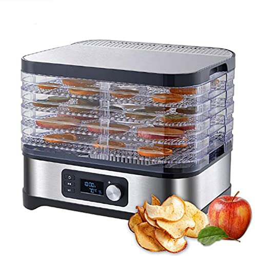 EdirFtra Electric Fruit Dehydrator Food Dryer UK Freeze Dryer Home, 24 Hour Timer, 35-70°C Temperature Setting - Great for Healthy Snacks