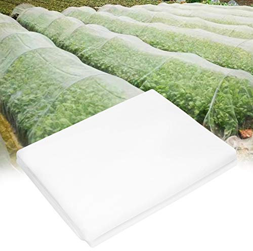 Jerliflyer Rete Anti Insetti per Orto e Giardino - Telo Zanzariera, Lavabile, Maglia Fine, 2 x 10 m,Facile da Installare