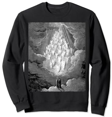 Goldene Leiter Gustave Dore Göttliche Komödie Dantes Paradies Sweatshirt