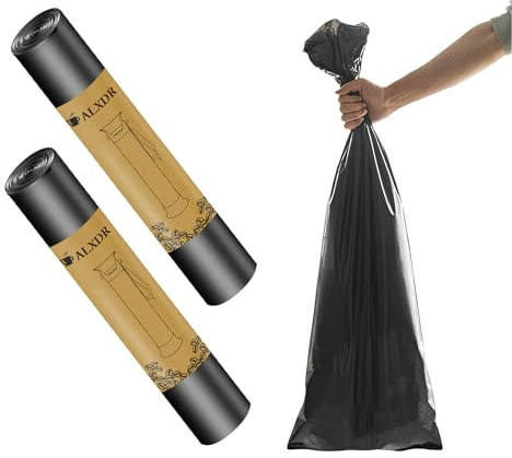 Espresso Knock Box Garbage Bags for Commercial Floor Standing coffee knock box Large trash bags for Coffee Grounds for Bar, Kitchen,Office (2Roll/50pcs)