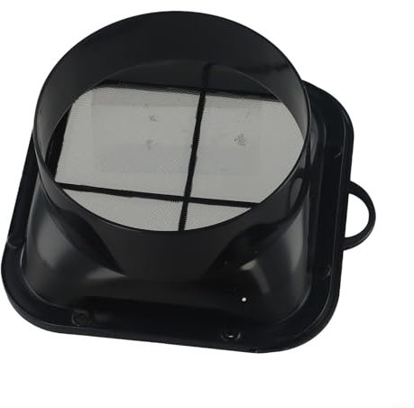 Zeroupshop 150mm Kanalverbinder Flansch Wandflansch Lüftungsschlitz mit Filter Flansch Kanal Lüfter Schlauch Adapter Flansch Lüftungsrohre Verbinder für Küchenhauben Ventilator