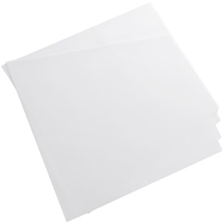 ARTSEWPLY 50pcs White Translucent Craft Paper Versatile Tracing Sheets for Invitations Scrapbooking Drawing and Wedding Projects Compatible Printers
