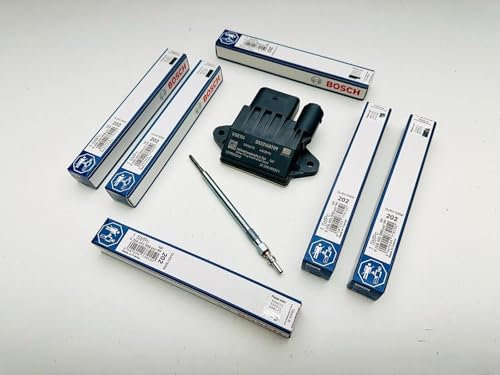 OE Glühkerzenrelais & 6 x Stecker kompatibel mit Mercedes C-Klasse 3.0 CDI OM642 IGP/ME/001A