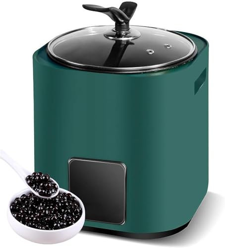 Commercial Fully Automatic Pearl Pot,9l Milk Tea Boba Pot Cooker,milk Tea Pearl Maker,1300w Tapioca Boba Pearl Rice Pot Cooker For Milk Tea Shop,intelligent Temperature Control,smart Tou, Green