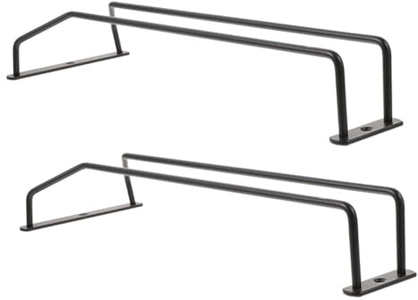 COLLBATH 2 Pezzi Portabicchieri Sospeso Metallo Rack per da Vino da Montare per Cucina e Bar Design e Versatile per e