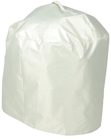 BCOATH Copertura Per Barbecue Da Esterno 210d Coulisse, Protezione Per Griglia Da Giardino Resistente Al Lavaggio e Anti-sbiadimento, Fodera Completa e Fissaggio Saldo Per Barbecue Rotondo