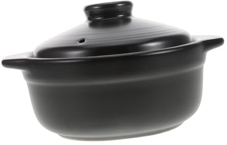 Toyvian Cazuela de con Tapa para Estofado y Sopa Olla de Cocina Resistente y Práctica para Reuniones Familiares y Cocinar Guisos