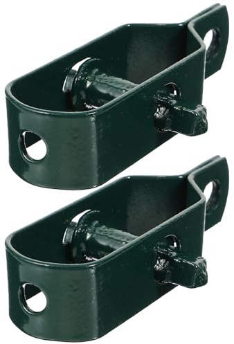 WEKADRIN Lot de 2 Tendeurs de Câble en Acier Peint Époxy 100 X 1,5 Mm pour Fil de Clôture, Serrage et Treillis, Résistants la Corrosion, Usage Agricole et Jardinage, Tendeurs Robustes