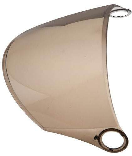 HANABASS Lentille de Pare-brise de Moto en Pet Protection les Débris Vent, Visière pour Casque de Moto Homme Style Unique et Élégant