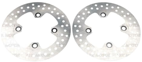 2PCS New Front Brake Rotor Disc For 2005-13 Replacement For Kawasaki OEM Brute Force 650 KVF 650 4x4 Aftermarket Replacement