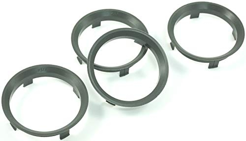 4x Zentrierringe 60,1-57,1 | 60.1 auf 57.1 | Dunkelgrau