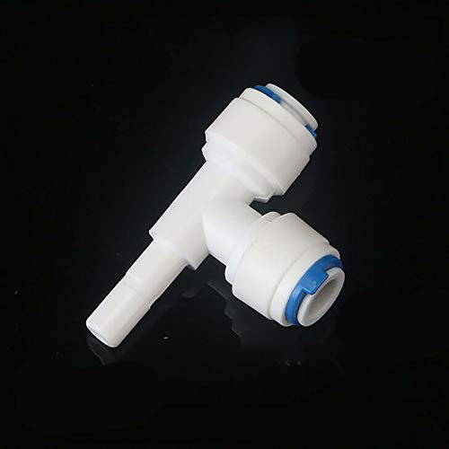 SENRISE Raccord de filtre à eau à emboîter pour système de filtre à osmose inverse (6,5 mm) Connecteur T – B