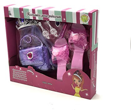 Tachan 764T00410 Set d'accessoires pour Princesse avec Sac et Chaussures