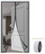 Mosquitera Puerta Magnetica,Corredera Cortina Mosquitera Magnética, Cierre Magnético Automático con Rollo de Cinta y clavos,Anti-insectos para Salón/Balcón/Dormitorio,100 x 210cm