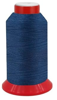 fuwi HT Ledergarn Stärke 20 - Sattlergarn & Jeansgarn extra stark - Hochfest, UV-beständig, 9.300 cN Reißkraft - Zwirn 0,5 mm für Leder & Outdoor, 500 Meter (0084 Yankees Blau)