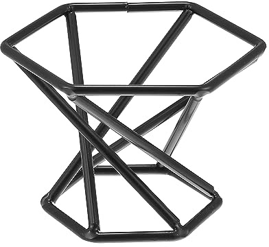 VOCOSTE Make-Up Schwammhalter Schwarz 1 Stück Zum Trocknen Metall | Größe: 4,1 x 6 cm, Wasserdicht und Rutschfest, Starke Tragfähigkeit, Für Täglichen Gebrauch und Reisen