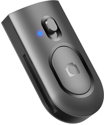 Bluetooth-Fernauslöser, Fernbedienung 10m Freihändig Kompatibel mit iPhone, Samsung, Smartphones und Tablets
