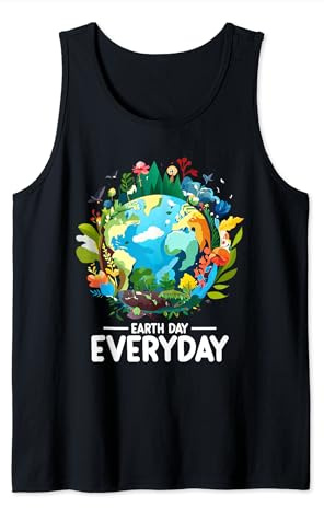 Earth Day Planet Anniversary Earth Day Everyday Women Men Tank Top