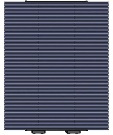 XUNFAKE Saugnapf Rollo Plissee-vorhänge Verdunkelungsrollos Temporäre Fensterrollo,No-Punch Sonnenschutzrollos Autofenster Rollos Dachfenster Rollos,Sonnenschutz,Sichtschutz (65x120cm)