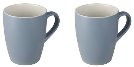 San Ignacio Juego de tazas 340ml porcelana Bone 8,3x5,7x10,2cm, set de 2