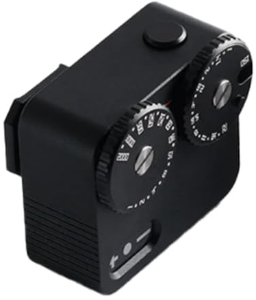 Rordigo Light Meter II Cold Shoe for DSLR Film Camera Light Meter 12 Shutter Speed Photography Parts Accessories (Black)