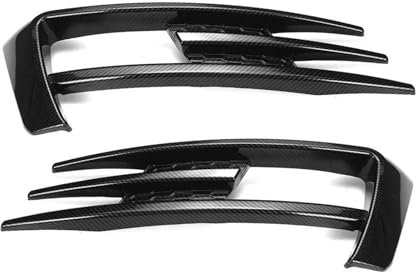 Kompatibel Mit VW Für Golf 7 MK7 2014 2015 2016 2017 2PCS Auto Stoßstange Nebel Licht Kühlergrill Abdeckung Trim Nebel Lampe Abdeckung Nebel Lampe Grill Zubehör Nebelscheinwerfer Grill(2)