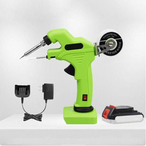 Cordless Soldering Iron Kit, 30W Soldering Gun with Welding Wire, with 20V Li-ion Battery, One-Handed Operation, 30s Rapid Preheat Soldering Gun Kit, for Welding Circuit Board, Appliance Repair, DIY