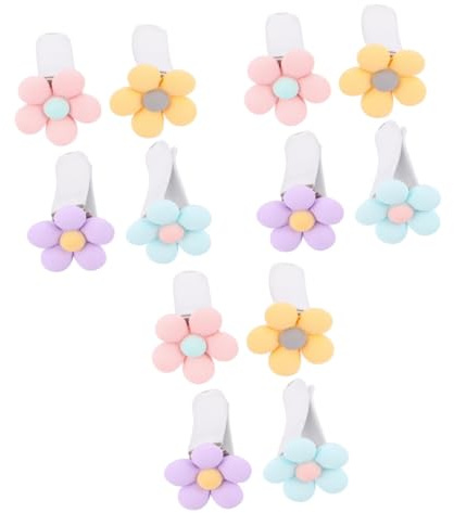 BUGUUYO 12stücke Auto Lüftungsclip Blumen Design Dekoration Für Fahrzeug Aus Strapazierfähigem Pastellfarben Schafft Eine Angenehme Atmosphäre Im Innenraum