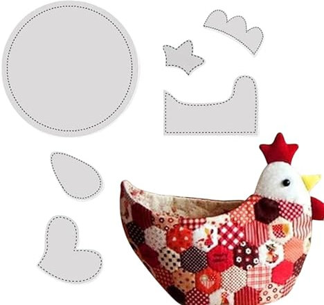 Ostern-Hühnerkorb-Vorlage, Ostern--Bastelarbeiten,Mustervorlage Für Küken-Korbtaschen Zum -Selbermachen | Nähschablone, Zeichenwerkzeuge Für Kinder Und Erwachsene, Ostereierkorb-Taschendekoration