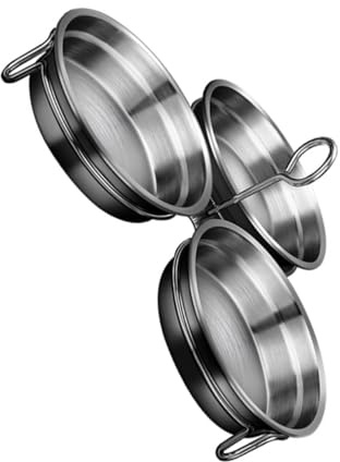 Alipis Molde Para Hervir Huevos De Acero Inoxidable 304 Forma De Corazón, Tamaño Compacto, Resistente Al Calor, Adecuado Para Cocinar Huevos Escalfados Casa, Utensilio Para Cocina, Set